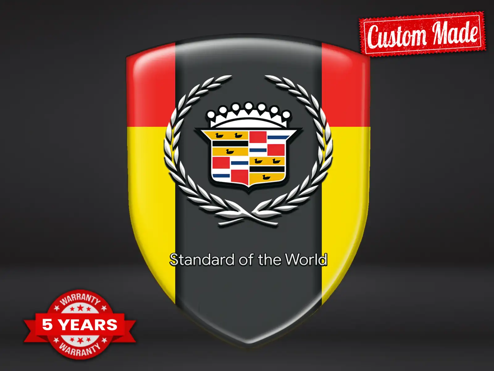 Cadillac Domes Sticker Racing Premium Sport Logo